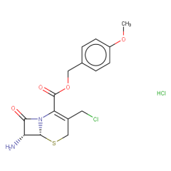 (4-methoxyphenyl)methyl (6R,7R)-7-amino-3-(chloromethyl)-8-oxo-5-thia-1-azabicyclo[4.2.0]oct-2-ene-2-carboxylate hydrochloride