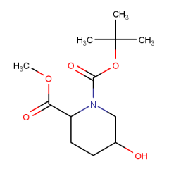1-tert-butyl 2-methyl 5-hydroxypiperidine-1,2-dicarboxylate