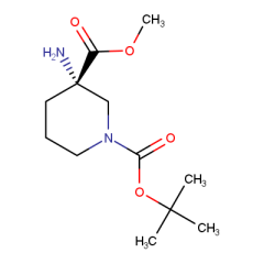 1-tert-butyl 3-methyl 3-aminopiperidine-1,3-dicarboxylate