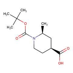 (2S,4S)-1-[(tert-butoxy)carbonyl]-2-methylpiperidine-4-carboxylic acid