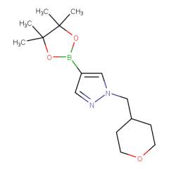 1-((tetrahydro-2H-pyran-4-yl)methyl)-4-(4,4,5,5-tetramethyl-1,3,2-dioxaborolan-2-yl)-1H-pyrazole