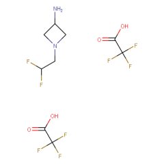 1-(2,2-difluoroethyl)azetidin-3-amine bis(2,2,2-trifluoroacetate)