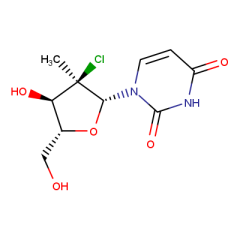 1-[(2R,3R,4R,5R)-3-chloro-4-hydroxy-5-(hydroxymethyl)-3-methyloxolan-2-yl]-1,2,3,4-tetrahydropyrimidine-2,4-dione
