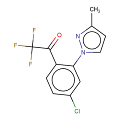 1-[4-chloro-2-(3-methyl-1H-pyrazol-1-yl)phenyl]-2,2,2-trifluoroethan-1-one