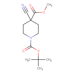 1-tert-Butyl 4-methyl 4-cyanopiperidine-1,4-dicarboxylate