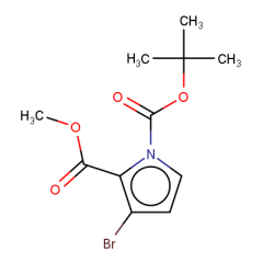 1-tert-butyl 2-methyl 3-bromo-1H-pyrrole-1,2-dicarboxylate