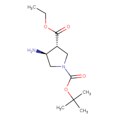 O1-tert-butyl O3-ethyl (3R,4S)-4-aminopyrrolidine-1,3-dicarboxylate