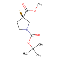 1-tert-butyl 3-methyl (3R)-3-fluoropyrrolidine-1,3-dicarboxylate