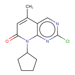 2-chloro-8-cyclopentyl-5-methyl-7H,8H-pyrido[2,3-d]pyrimidin-7-one