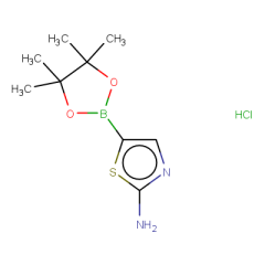 5-(4,4,5,5-tetramethyl-1,3,2-dioxaborolan-2-yl)-1,3-thiazol-2-amine hydrochloride