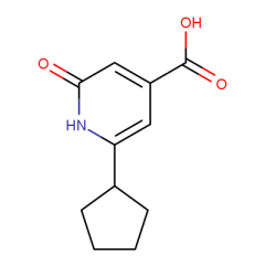 6-cyclopentyl-2-oxo-1,2-dihydropyridine-4-carboxylic acid