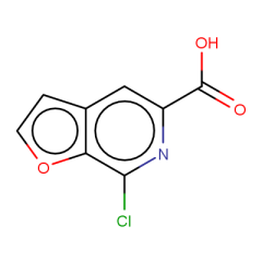 7-chlorofuro[2,3-c]pyridine-5-carboxylic acid