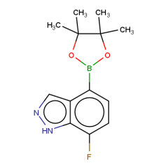 7-fluoro-4-(4,4,5,5-tetramethyl-1,3,2-dioxaborolan-2-yl)-1H-indazole