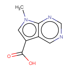 7-methyl-7H-pyrrolo[2,3-d]pyrimidine-5-carboxylic acid
