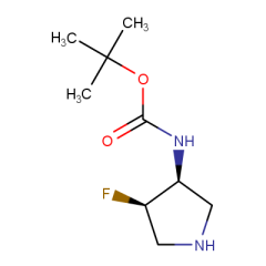 tert-butyl N-[(3S,4R)-4-fluoropyrrolidin-3-yl]carbamate