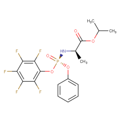 N-[(R)-(2,3,4,5,6-pentafluorophenoxy)phenoxyphosphinyl]-1-methylethyl ester-D-Alanine