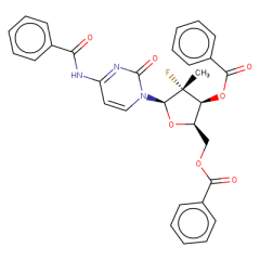 [(2R,3S,4R,5R)-5-(4-benzamido-2-oxo-1,2-dihydropyrimidin-1-yl)-3-(benzoyloxy)-4-fluoro-4-methyloxolan-2-yl]methyl benzoate