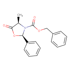 benzyl (2R,4R)-4-methyl-5-oxo-2-phenyl-1,3-oxazolidine-3-carboxylate