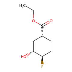 ethyl (1R,3R,4R)-4-fluoro-3-hydroxycyclohexane-1-carboxylate