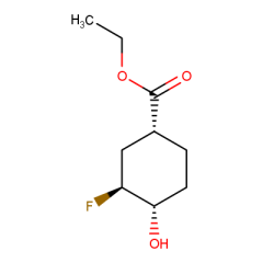 ethyl (1R,3S,4S)-3-fluoro-4-hydroxycyclohexane-1-carboxylate