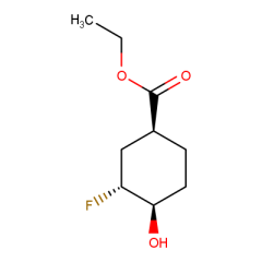 ethyl (1S,3R,4R)-3-fluoro-4-hydroxycyclohexane-1-carboxylate
