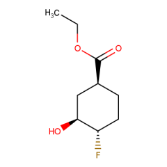 ethyl (1S,3S,4S)-4-fluoro-3-hydroxycyclohexane-1-carboxylate