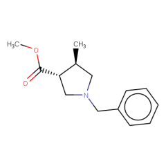 methyl (3R,4R)-1-benzyl-4-methylpyrrolidine-3-carboxylate