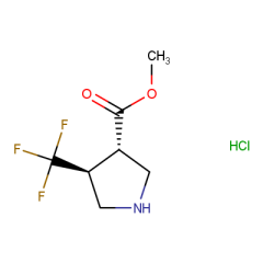 methyl (3S,4S)-4-(trifluoromethyl)pyrrolidine-3-carboxylate hydrochloride