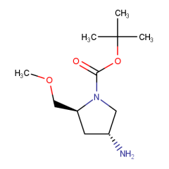 tert-butyl (2S,4R)-4-amino-2-(methoxymethyl)pyrrolidine-1-carboxylate