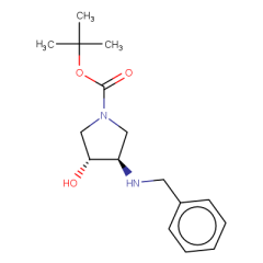 tert-butyl (3R,4R)-3-(benzylamino)-4-hydroxypyrrolidine-1-carboxylate