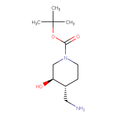 tert-butyl (3R,4R)-4-(aminomethyl)-3-hydroxypiperidine-1-carboxylate