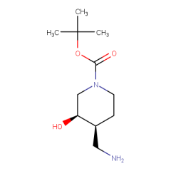tert-butyl (3R,4S)-4-(aminomethyl)-3-hydroxypiperidine-1-carboxylate