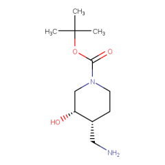 tert-butyl (3S,4R)-4-(aminomethyl)-3-hydroxypiperidine-1-carboxylate