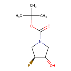 tert-butyl (3S,4S)-3-fluoro-4-hydroxypyrrolidine-1-carboxylate