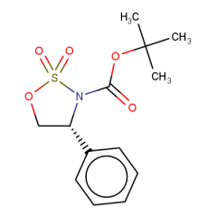 tert-butyl (4R)-2,2-dioxo-4-phenyl-1,2,3-oxathiazolidine-3-carboxylate