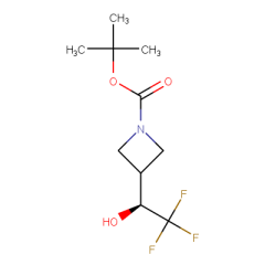 tert-butyl 3-(2,2,2-trifluoro-1-hydroxyethyl)azetidine-1-carboxylate