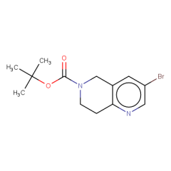 tert-butyl 3-bromo-5,6,7,8-tetrahydro-1,6-naphthyridine-6-carboxylate