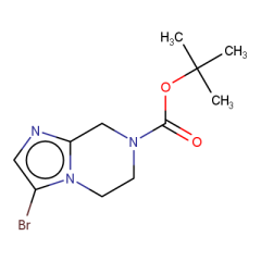 tert-butyl 3-bromo-5H,6H,7H,8H-imidazo[1,2-a]pyrazine-7-carboxylate