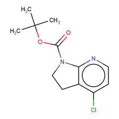 tert-butyl 4-chloro-1H,2H,3H-pyrrolo[2,3-b]pyridine-1-carboxylate