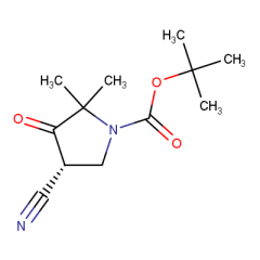 tert-butyl 4-cyano-2,2-dimethyl-3-oxopyrrolidine-1-carboxylate