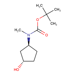 tert-butyl N-[(1S,3S)-3-hydroxycyclopentyl]-N-methylcarbamate
