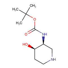 tert-butyl N-[(3S,4R)-4-hydroxypiperidin-3-yl]carbamate