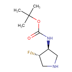 tert-butyl N-[(3S,4S)-4-fluoropyrrolidin-3-yl]carbamate