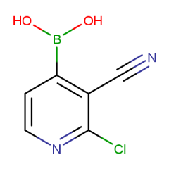 (2-chloro-3-cyanopyridin-4-yl)boronic acid