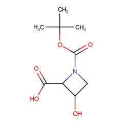1-[(tert-butoxy)carbonyl]-3-hydroxyazetidine-2-carboxylic acid