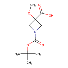 1-[(tert-butoxy)carbonyl]-3-methoxyazetidine-3-carboxylic acid