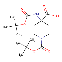 1-[(tert-butoxy)carbonyl]-4-{[(tert-butoxy)carbonyl]amino}piperidine-4-carboxylic acid