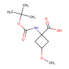 1-{[(tert-butoxy)carbonyl]amino}-3-methoxycyclobutane-1-carboxylic acid