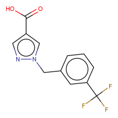 1-{[3-(trifluoromethyl)phenyl]methyl}-1H-pyrazole-4-carboxylic acid