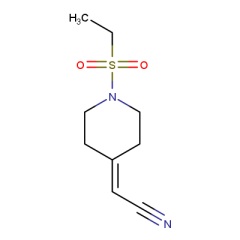 2-[1-(ethanesulfonyl)piperidin-4-ylidene]acetonitrile